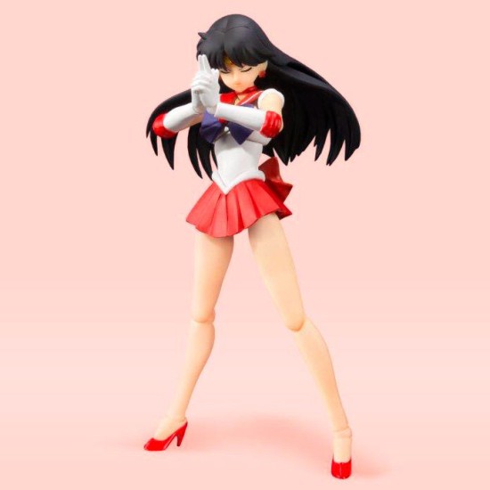 Tamashii Nations Pretty Guardian Sailor Moon Animation Color Edition Figure 14cm - Sailor Mars - Plastmasas figūriņa