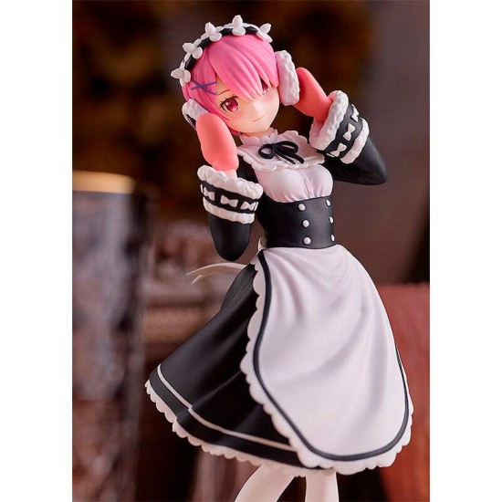 Good Smile Company Re:Zero Starting Life in Another World Figure 17cm - Ram: Ice Season Pop Up Parade - Plastmasas figūriņa