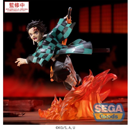 Sega Demon Slayer Kimetsu no Yaiba Xross Link Anime Figure 15cm - Tanjiro Kamado - Plastmasas figūriņa