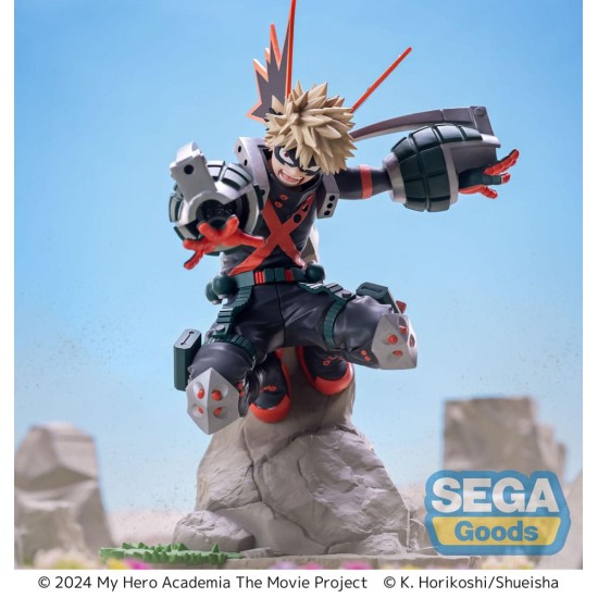 Sega My Hero Academia You´re Next Xross Link Anime Figure 18cm - Katsuki Bakugo - Plastic figure