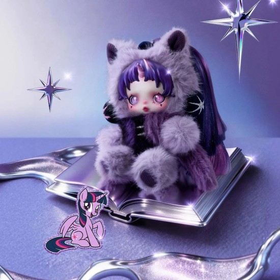 Pop Mart Skullpanda x My Little Pony Series Plush Doll Blind Box Pendant