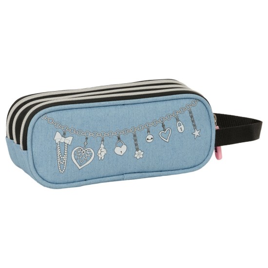 Safta KPop Demon Hunters triple Pencil Case 21 x 7 x 9cm - Huntrix