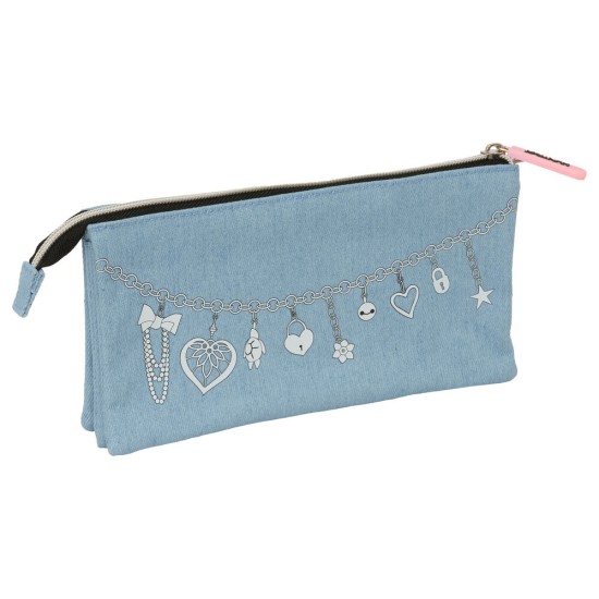 Safta KPop Demon Hunters triple Pencil Case 22 x 3 x 12cm