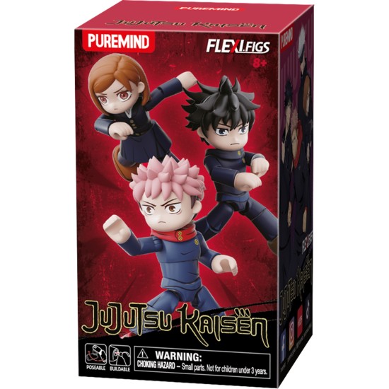 Puremind Jujutsu Kaisen Flexi Figs Total Assault Blind Box Figure - Plastmasas figūriņa