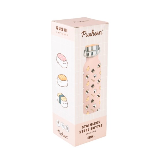 Grupo Erik Pusheen Stainless Steel Bottle 500ml - Sushi Roll - Металлическая бутылка для воды