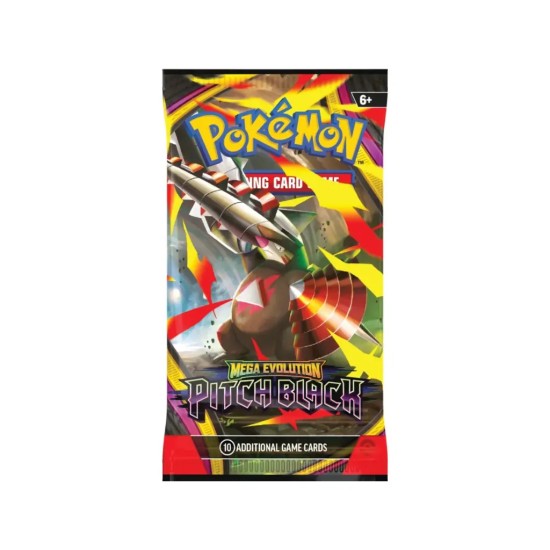Pokemon Super Card Game TCG Trading Cards - Mega Evolution ME05 Pitch Black - Booster Pack EN - Карточная Игра