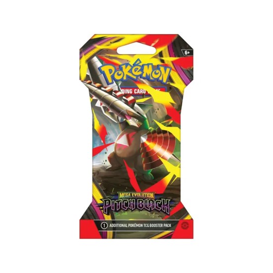 Pokemon Super Card Game TCG Trading Cards - Mega Evolution ME05 Pitch Black - Sleeved Booster Pack EN - Карточная Игра