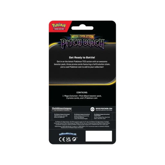 Pokemon Super Card Game TCG Trading Cards - Mega Evolution ME05 Pitch Black - Premium Checklane Blister Luxray EN - Карточная Игра