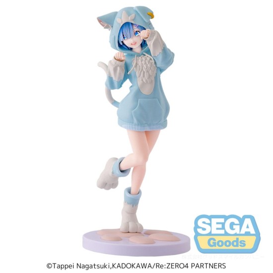Sega Re:Zero Starting Life in Another World XStellar Figure 22cm - Rem Mofumofu - Plastic figure