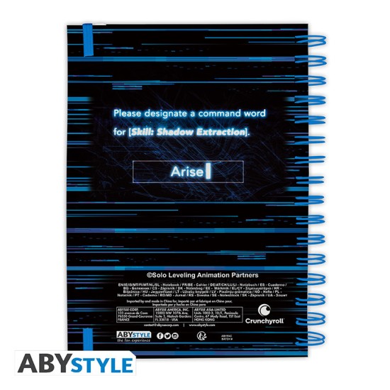 ABYstyle Solo Leveling A5 Notebook 21 x 15cm - Jinwoo Arise