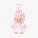Pop Mart The Monsters x Hello Kitty an Friends series Blind Box Vinyl / Plush Keychain - Плюшевый Монстрик / Подвесной аксессуар / Обвес на сумку