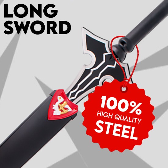Sword Art Online Stainless Steel Kirito Long Sword 112cm - Katana