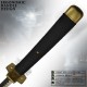 One Piece Wooden Katana with Sheath and Stand Roronoa Zoro Yubashiri Sword 100cm - Katana