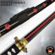One Piece Wooden Katana with Sheath and Stand Zoro's Shuusui Sword 101cm - Koka Katana ar Makstu un Statīvu (Zobens)