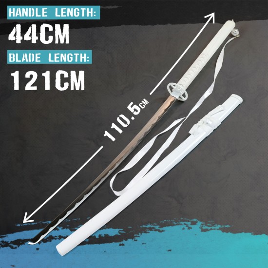 Bleach Stainless Steel Rukia Kuchiki Zanpakuto Anime Sword 110,5cm - Katana