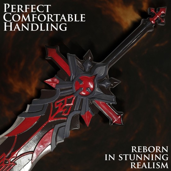 Genshin Impact Fiberglass Sword of Diluc - Wolf's Gravestone Sword 114cm - Katana
