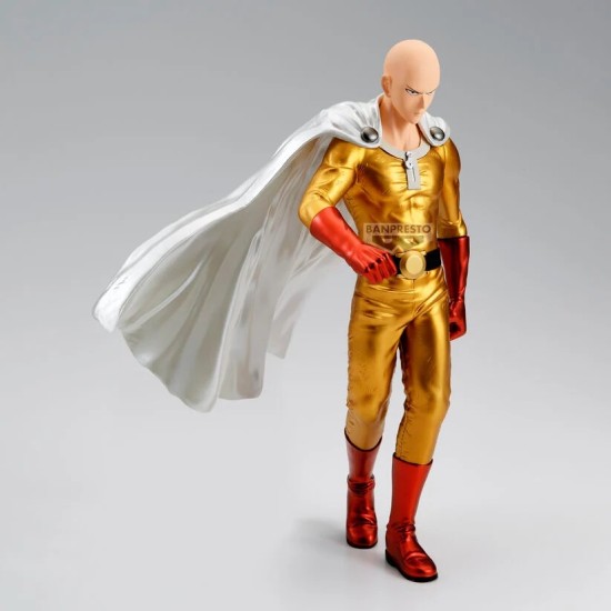 Banpresto One-Punch Man Grandista Ver. Metallic Figure 27cm - Saitama - Plastmasas figūriņa