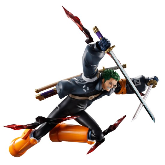 Banpresto One Piece Burts of Energy Masterlise Expiece Ichibansho Figure 15cm - Roronoa Zoro - Plastic figure