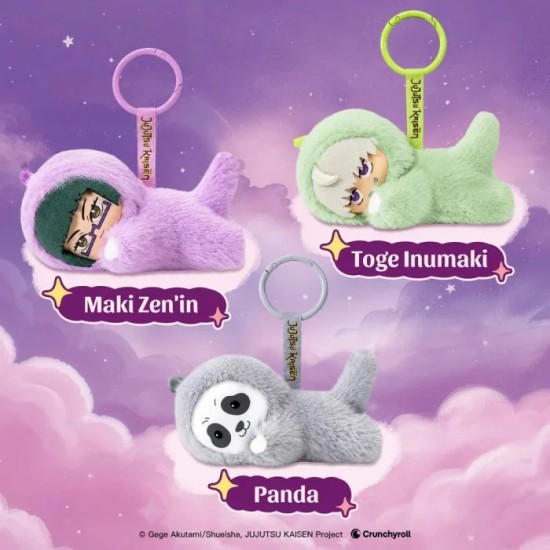 Puremind Jujutsu Kaisen Lazy Time Series 2 Blind Box Vinyl / Plush Keychain - Vinila / plīša atslēgu piekariņš