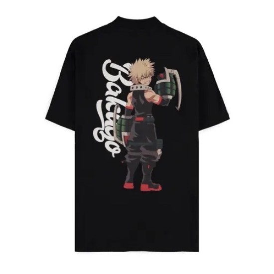 Difuzed My Hero Academia Katsuki Bakugo Short Sleeved T-shirt - M izmērs - Uniseks kokvilnas T-krekls