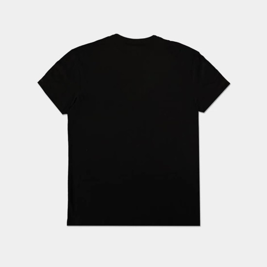 Difuzed Pokemon Embarrassed Pika Short Sleeved T-shirt - M izmērs / Melns - Vīriešu kokvilnas T-krekls