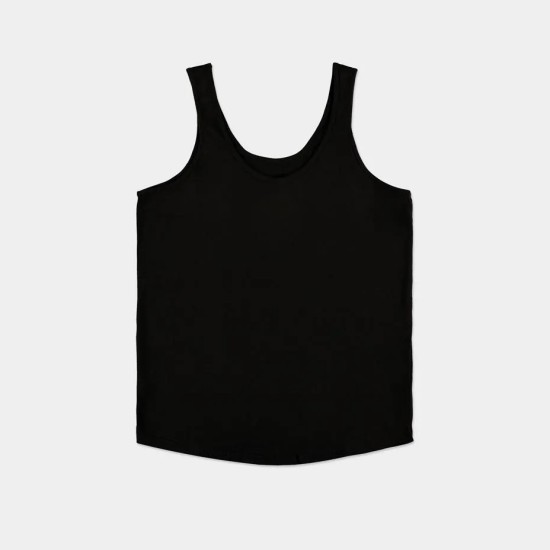 Difuzed Pokemon Outline Pika Tank Top - L izmērs / Melns - Sieviešu kokvilnas tops