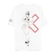 Difuzed Hunter x Hunter Short Sleeved T-shirt - M izmērs / Balts - Sieviešu kokvilnas T-krekls