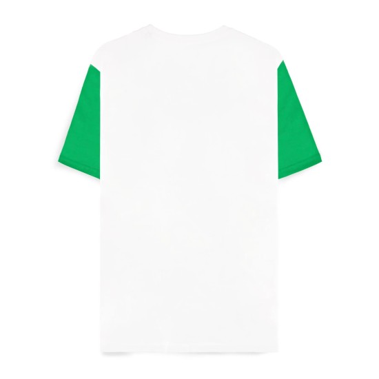 Difuzed Pokemon Bulbasaur Short Sleeved T-shirt - M izmērs / Balts - Vīriešu kokvilnas T-krekls