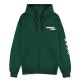 Difuzed My Hero Academia Izuku Midoriya Zipper Hoodie - XL izmērs / Zaļš - Vīriešu hūdijs ar ravējslēdzēju un kapuci