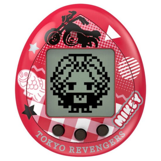Bandai Tokyo Revengers Hugmy Tamagotchi + Manjiro Support figure - Interaktīva rotaļlieta tamagočijs