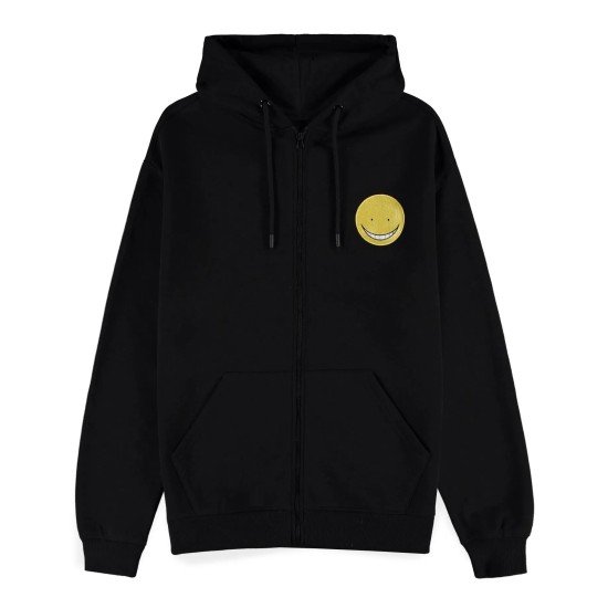 Difuzed Assassination Classroom Zipper Hoodie - XL izmērs - Vīriešu hūdijs ar ravējslēdzēju un kapuci