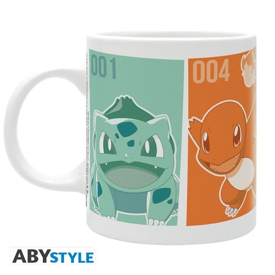 ABYstyle Pokemon Ceramic Mug 320ml - Starters - Krūze