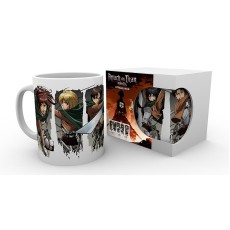 ABYstyle Attack on Titan Ceramic Mug 320ml - Character Montage - Krūze