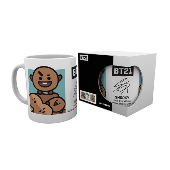 ABYstyle BT21 Ceramic Mug 320ml - Shooky - Krūze