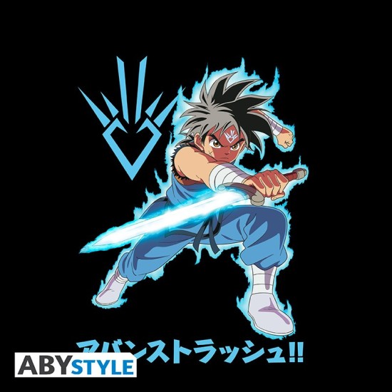 ABYstyle Dragon Quest Dai Avan Strash T-shirt - XL izmērs / Melns - Vīriešu kokvilnas T-krekls