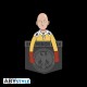 ABYstyle One-Punch Man Saitama Pocket Size T-shirt - XL izmērs / Melns - Vīriešu kokvilnas T-krekls