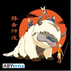 ABYstyle Avatar Appa T-shirt - L размер / Чёрная - Мужская хлопковая майка / футболка