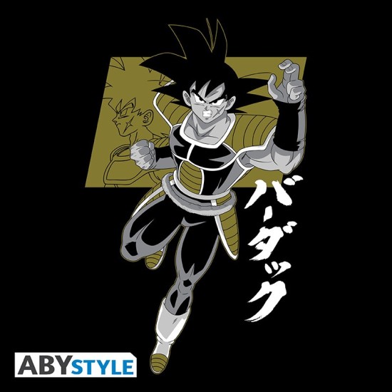 ABYstyle Dragon Ball Broly Bardock T-shirt - M izmērs / Melns - Vīriešu kokvilnas T-krekls