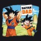 ABYstyle Dragon Ball Super Saiyan Dad T-shirt - M izmērs / Melns - Vīriešu kokvilnas T-krekls