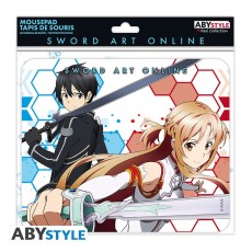 ABYstyle Sword Art Online Flexible Mousepad 23.5 x 19.5 cm - Kirito and Asuna - Коврик для мышки