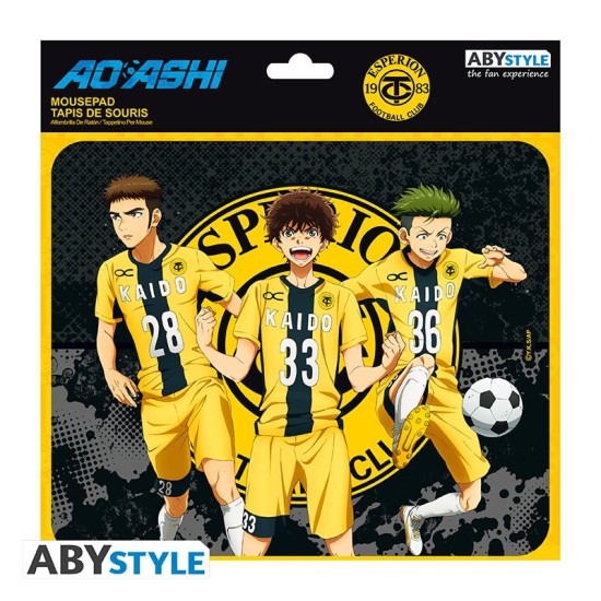 ABYstyle Ao Ashi Flexible Mousepad 23.5 x 19.5 cm - Winning trio - Peles paliktnis