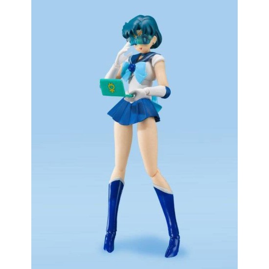 Tamashii Nations Sailor Moon S.H. Figuarts Action Figure Animation Color Edition 14cm - Sailor Mercury - Plastmasas figūriņa