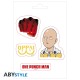 ABYstyle One-Punch Man Stickers 2 sheets / 16 x 11cm - Saitama and Icons - Uzlīmju komplekts