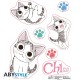 ABYstyle Chi's Sweet Home Stickers 2 sheets / 16 x 11cm - Chi - Uzlīmju komplekts