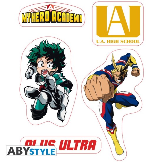 ABYstyle My Hero Academia Stickers 2 sheets / 16 x 11cm - UA High School - Uzlīmju komplekts