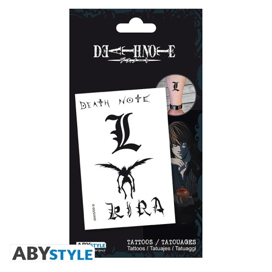 ABYstyle Death Note Tattoos 10 x 15 cm - Tetovējumi