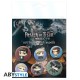 ABYstyle Attack on Titan Pin Badge Pack (6 pcs.) - Chibi Characters - Piespraude