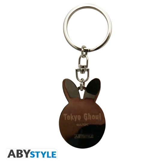 ABYstyle Tokyo Ghoul:re Keychain - Touka's Mask - Metālisks atslēgu piekariņš