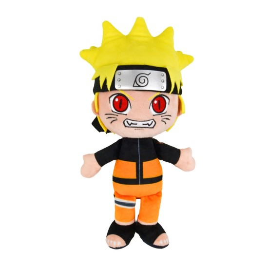 Popbuddies Naruto Shippuden Plush Toy 29cm - Naruto Uzumaki (Nine Tails Unleashed Ver.) - Plīša rotaļlieta