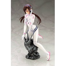 Kotobukiya Rebuild of Evangelion Thrice Upon A Time Ver. Illustrious White Plugsuit 1/6 Figure 24cm - Mari Makinami - Пластмассовая фигурка